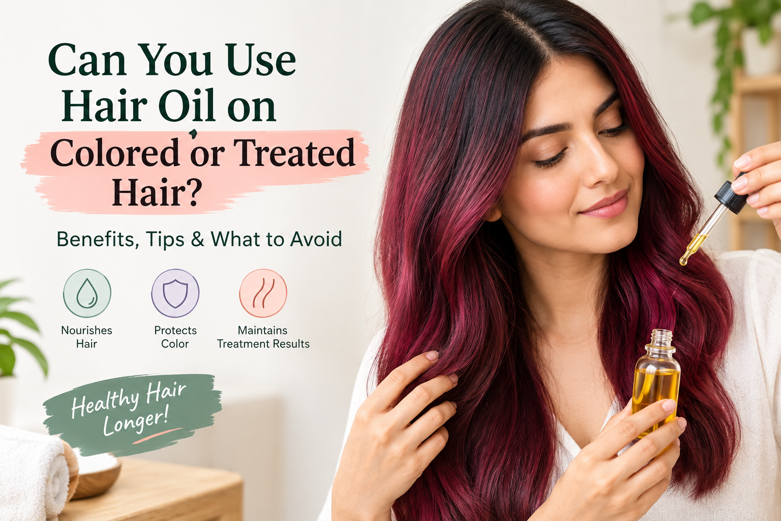 Can You Use Hair Oil on Colored or Treated Hair?
