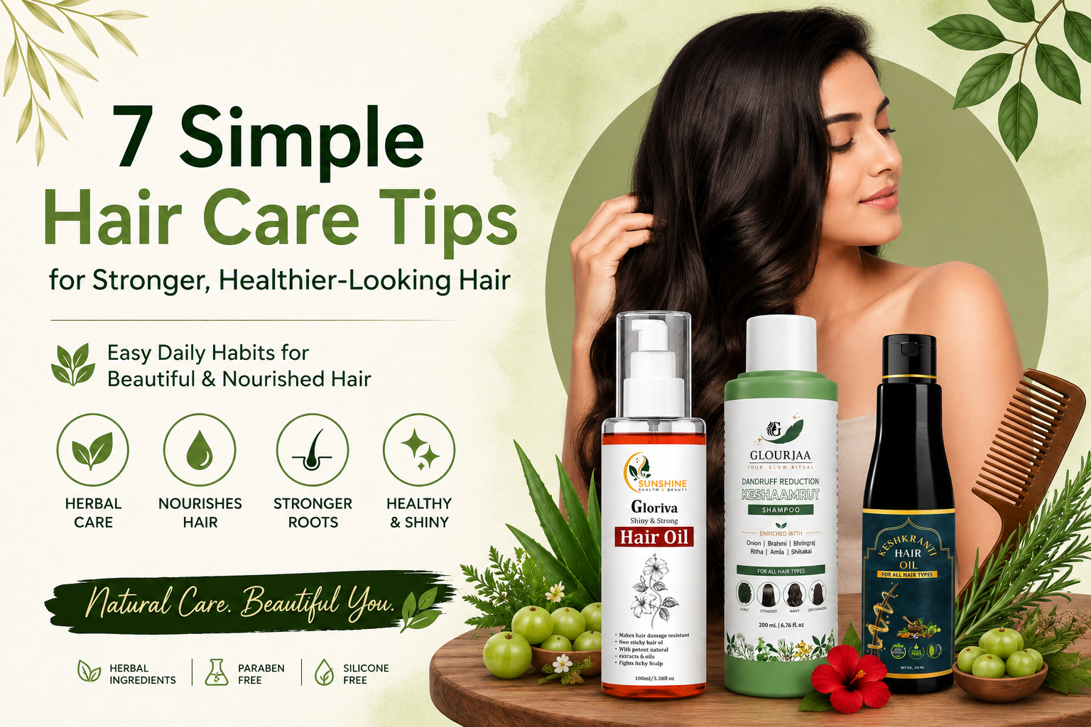 7 Simple Hair Care Tips for Stronger, Healthier-Looking Hair