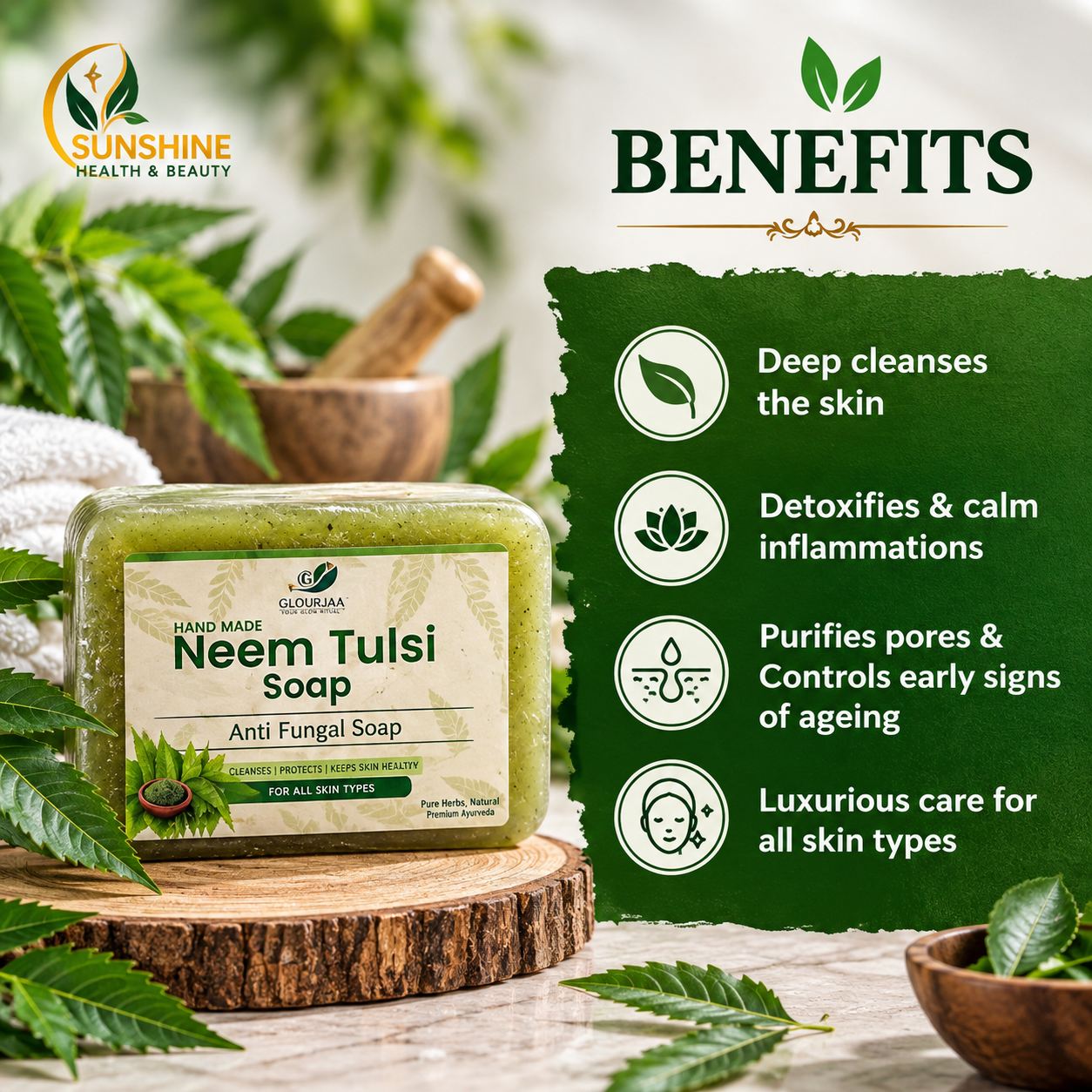 Neem-Tulsi Soap